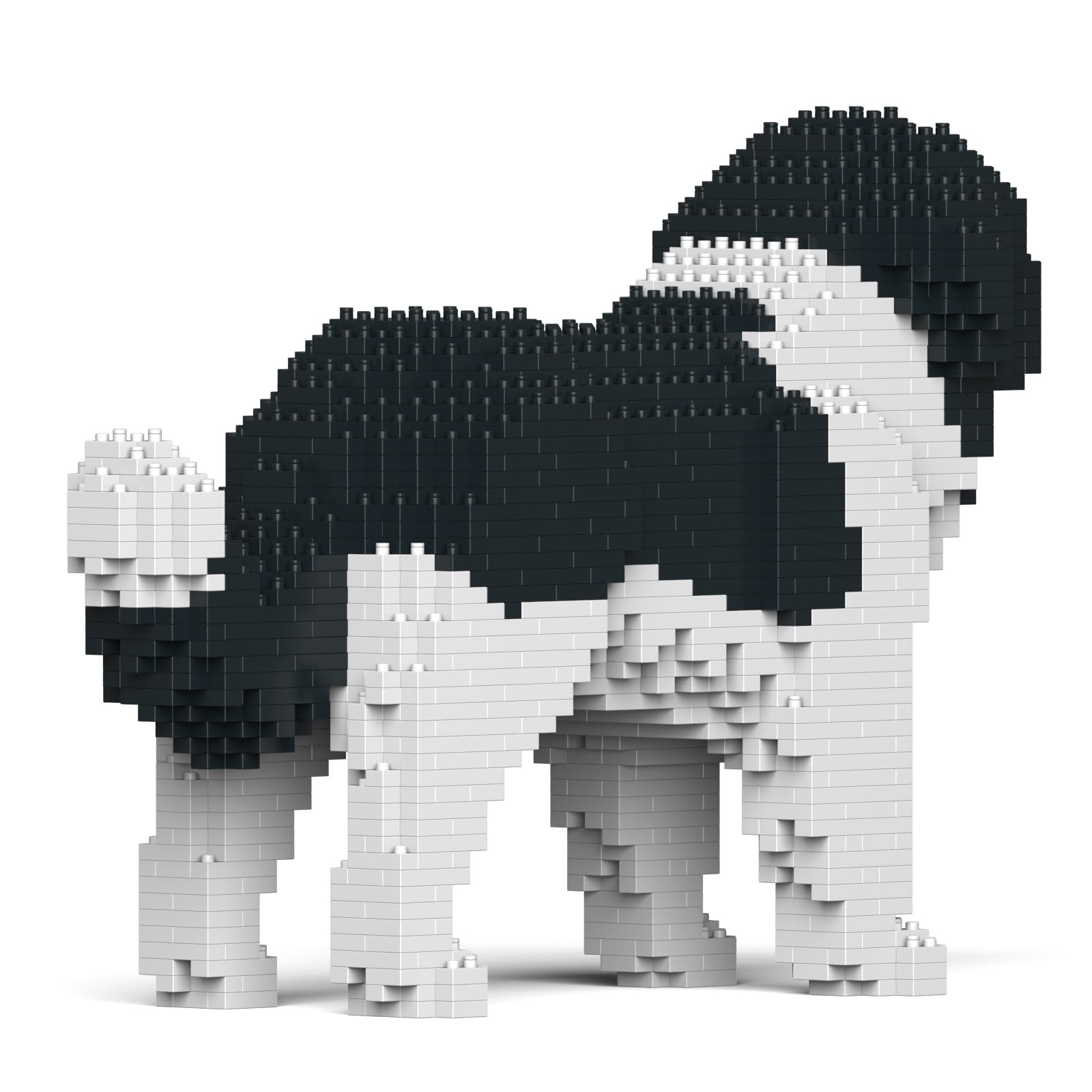 Amazon.com: JEKCA Newfoundland Dog 01S-M03 | Dog Plastic Building